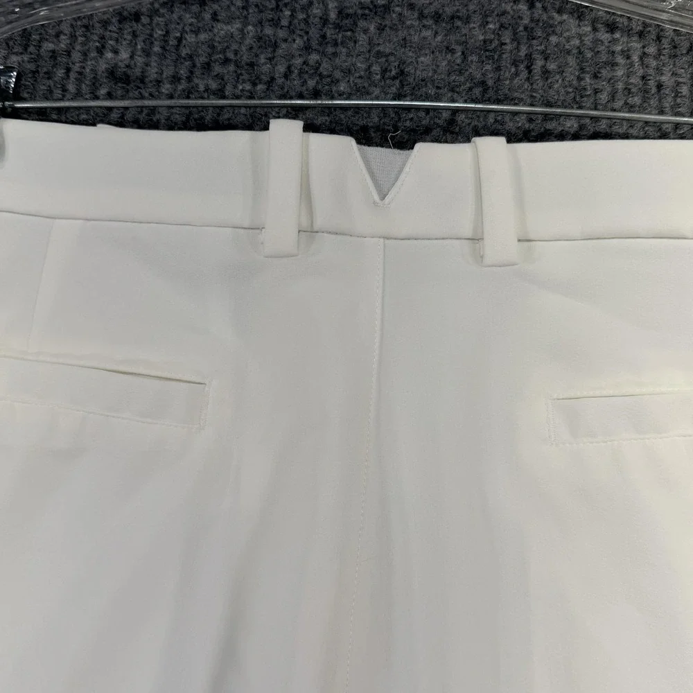 Nike Golf Shorts Mens 40 White Dri-FIT Chino Microfiber Stretch Performance